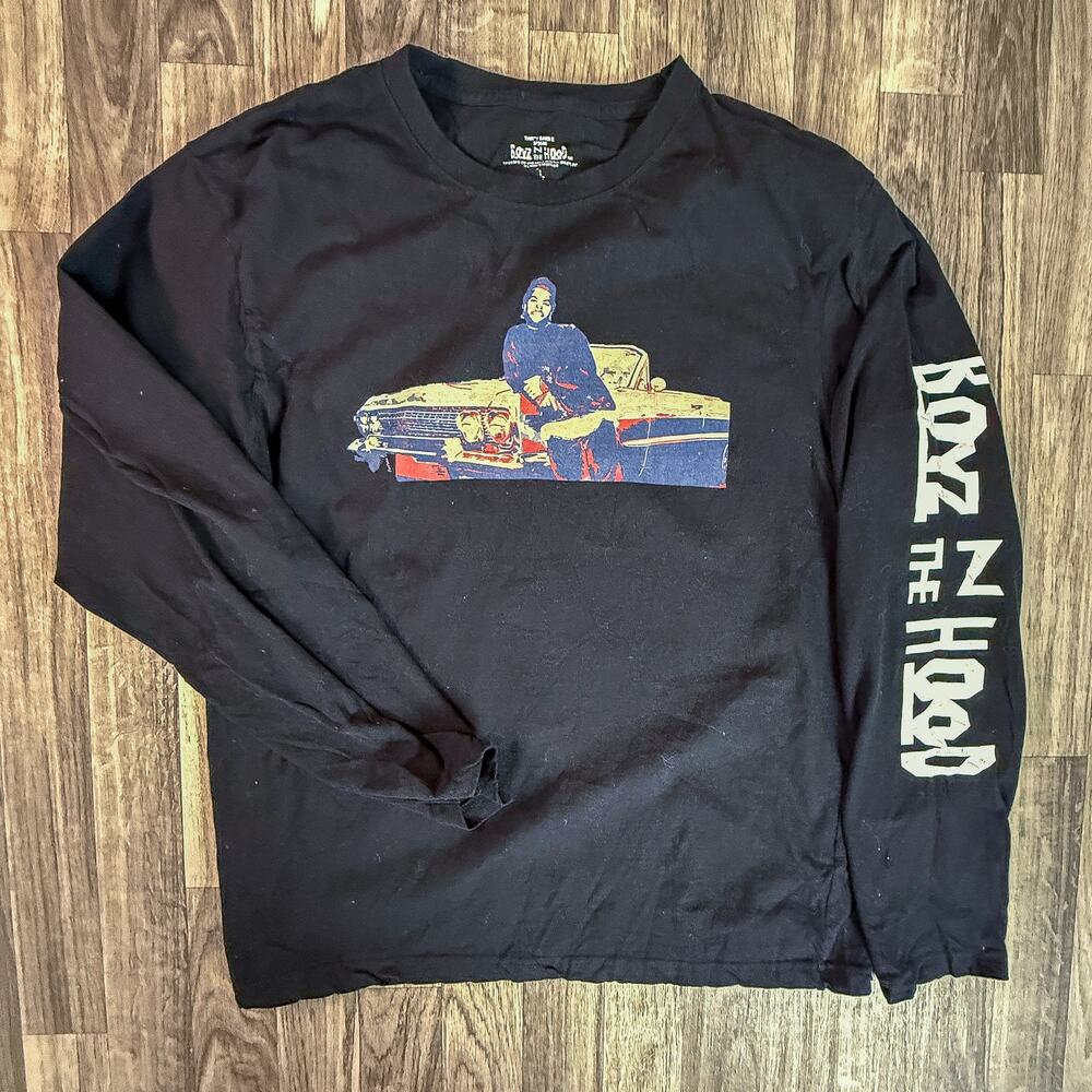 Boyz N Hood 2019 Official Movie Long Sleeve Tee Black Graphic Shirt